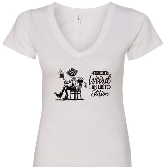 Next Level Apparel Tops - I'm Not Weird I Am Limited Edition V-Neck T-Shirt | Many Colors